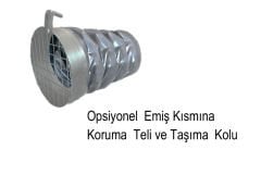 280mm Antistatik - Alev Yürümez Flex Hava Hortumu
