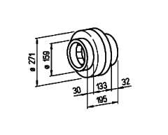 Helios RR 160 B iki Hızlı Kanal Fanı