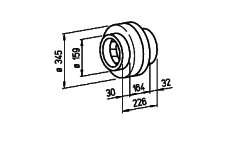 Helios RR 160 C iki Hızlı Kanal Fanı