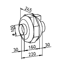 Helios RRK 100 Kanal Fanı