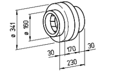 Helios RRK 160 Kanal Fanı