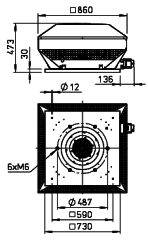 Helios RDD 450/4 Çatı Fanı
