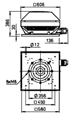 Helios RDD 500/6 Çatı Fanı